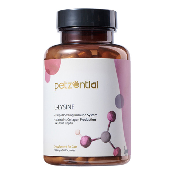 Petzential L-Lysine 離胺酸精華素 90粒 (貓用)