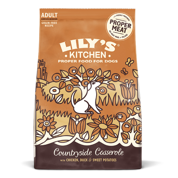 Lily's Kitchen 無穀物雞肉鴨肉甜薯成犬糧 2.5kg