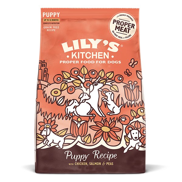 Lily's Kitchen 無穀物雞肉三文魚幼犬糧 2kg