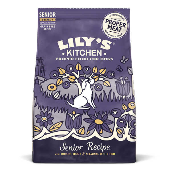 Lily's Kitchen 無穀物火雞白魚老犬糧 2.5kg
