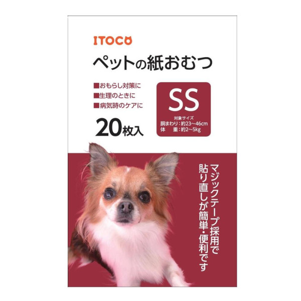 ITOCO 寵物生理褲 SS (20枚入)