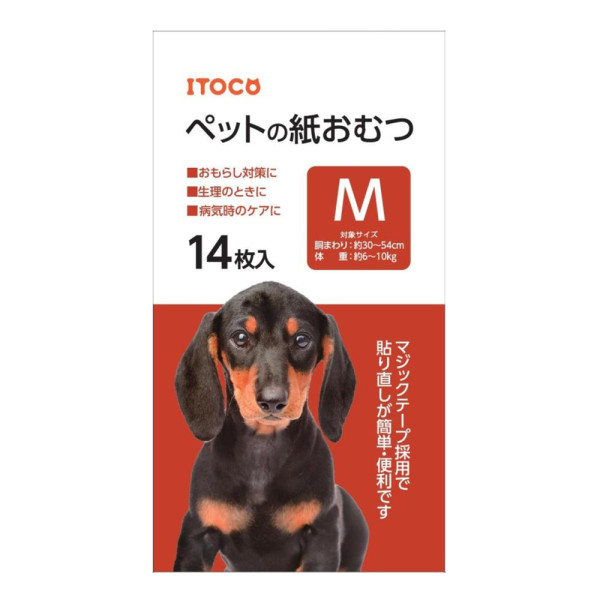 ITOCO 寵物生理褲 M (14枚入)