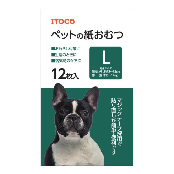 ITOCO 寵物生理褲 L (12枚入)