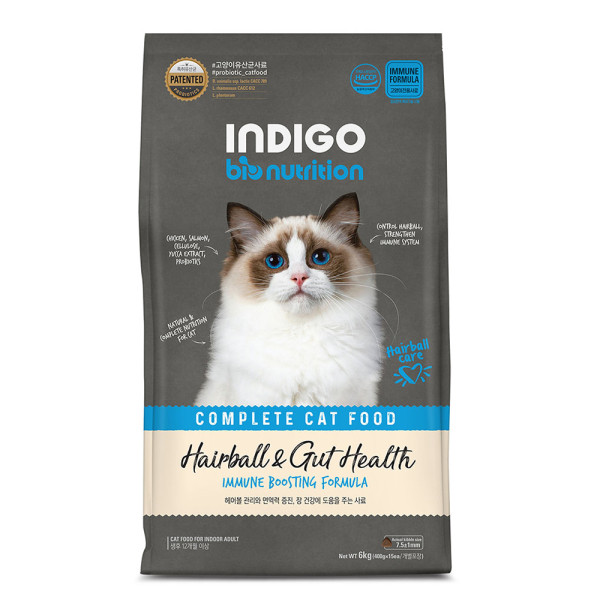 INDIGO 天然有機去毛球及益生菌腸道保護配方貓糧
