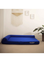 Animalkind L形枕頭專業護脊寵物床 (寶藍色) M/L