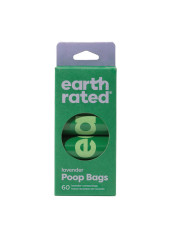 Earth Rated 60個補充裝可降解撿便袋 - 薰衣草香味 (15個X4卷) 