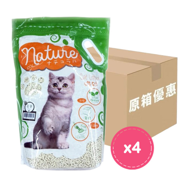 【原箱優惠】Nature 豆腐貓砂 - 蘆薈味/綠茶味 7L x 4 (只設門市自取)