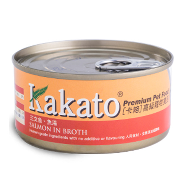 Kakato 三文魚、魚湯 70g
