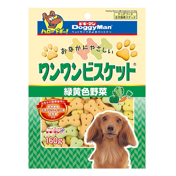 DoggyMan 黃綠色野菜餅 160g