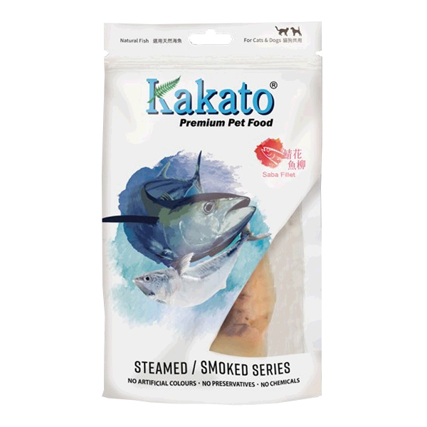 【特價】Kakato 煙燻蒸鯖花魚柳 20g x 4