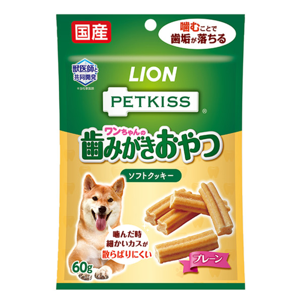 Lion Pet PETKISS 狗潔齒原味軟餅乾 60g