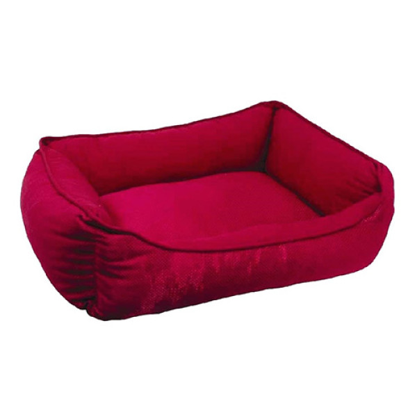 Hagen 長方形紅色狗床